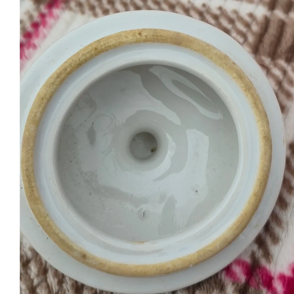 Vintage Country Home‎ Paul Marshall Ceramic Swan Canister with Lid White 5.5